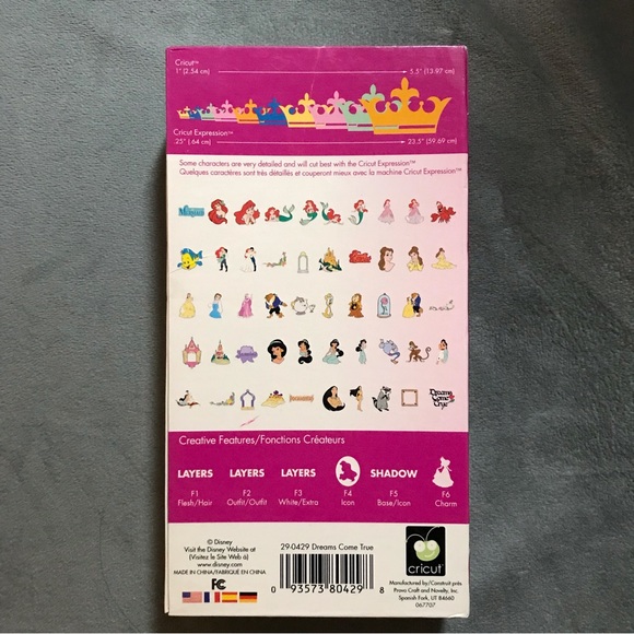 Cricut Disney Dreams come true shapes - Picture 4 of 14